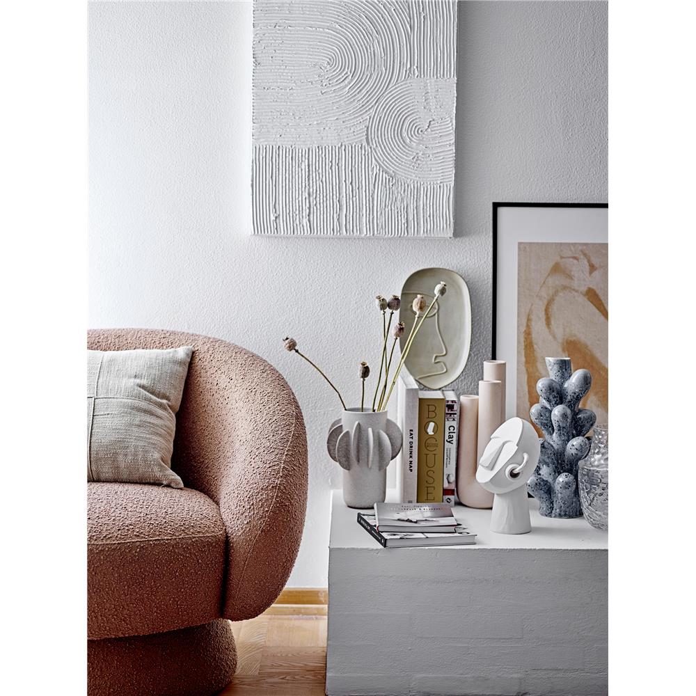 Bloomingville Ngan Tablett, Grün, Steinzeug L30xH2,5xW18,5 cm