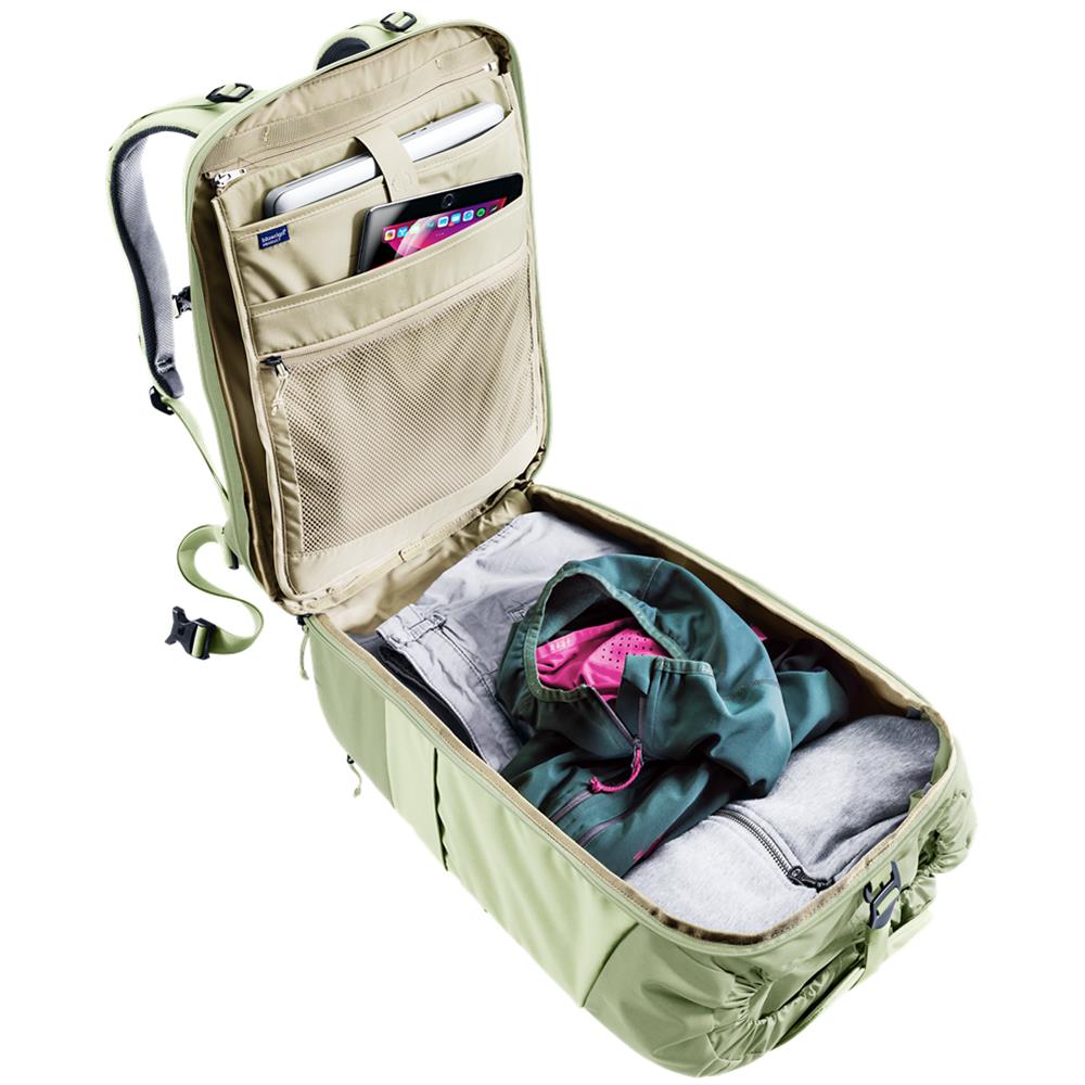 deuter Utilion 34+5, Rucksack, mineral-grove (grün), 39L, mit Flaschenhalter und Laptopfach