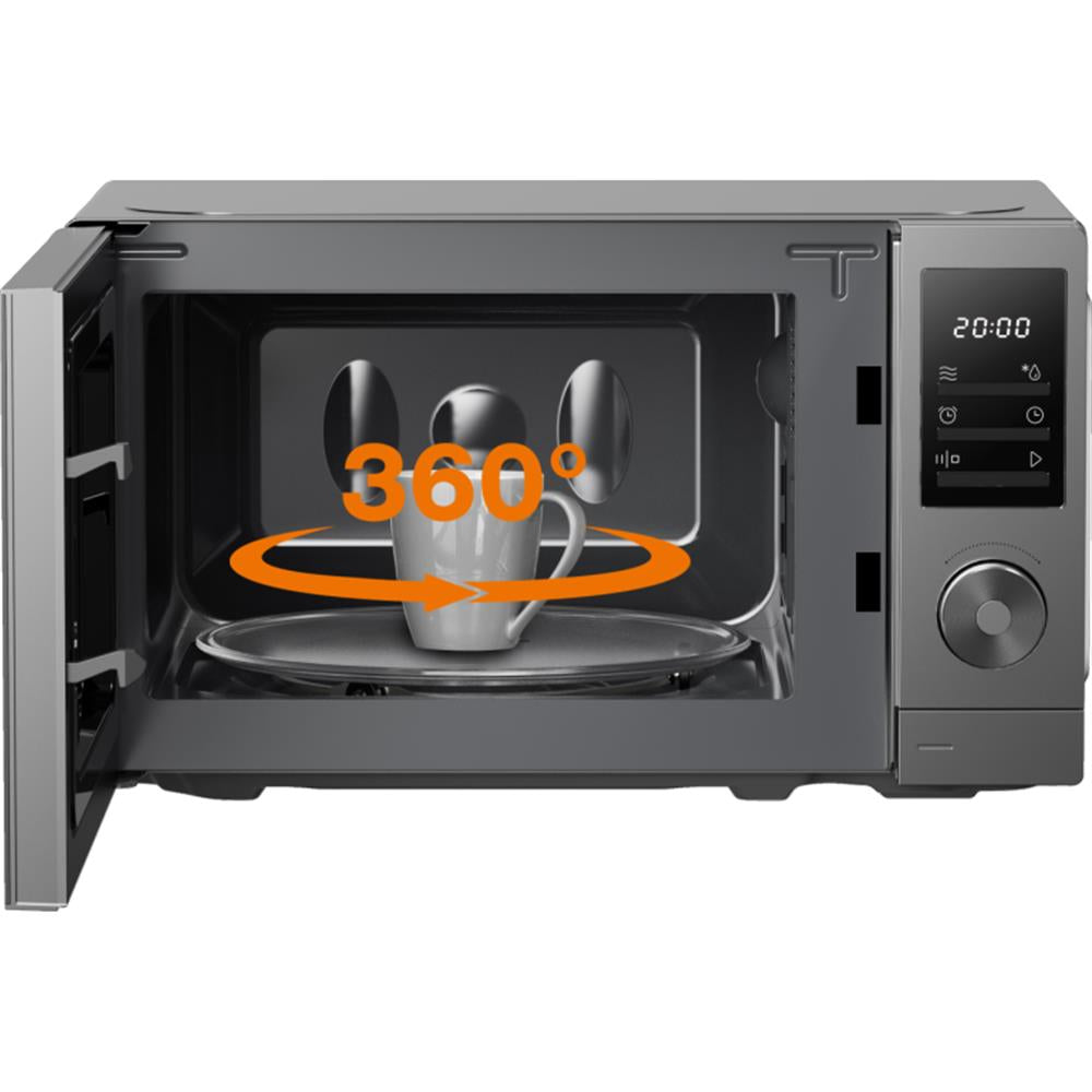 Gorenje Mikrowelle MO20A3T4 20L 700W AquaClean Auftaufunktion 5 Leistungsstufen grau