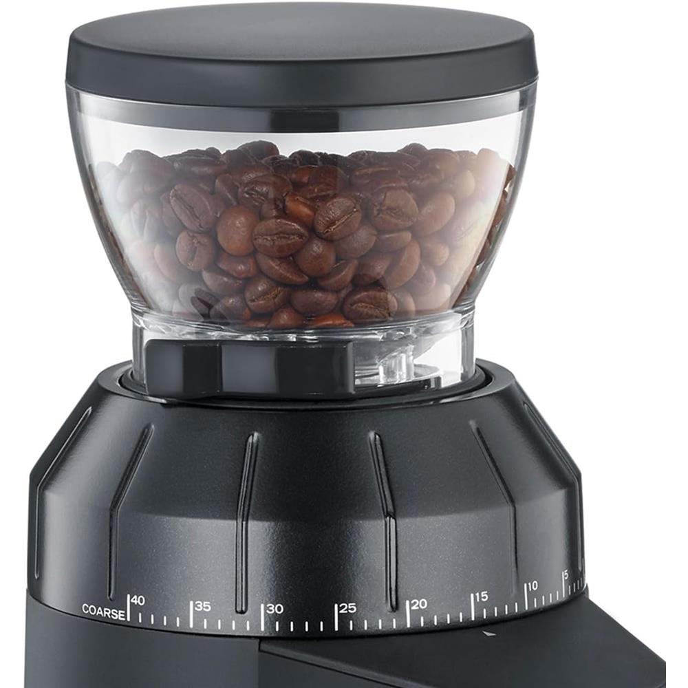 GRAEF CM8002 elektrische Kaffeemühle mit LED-Beleuchtung in schwarz