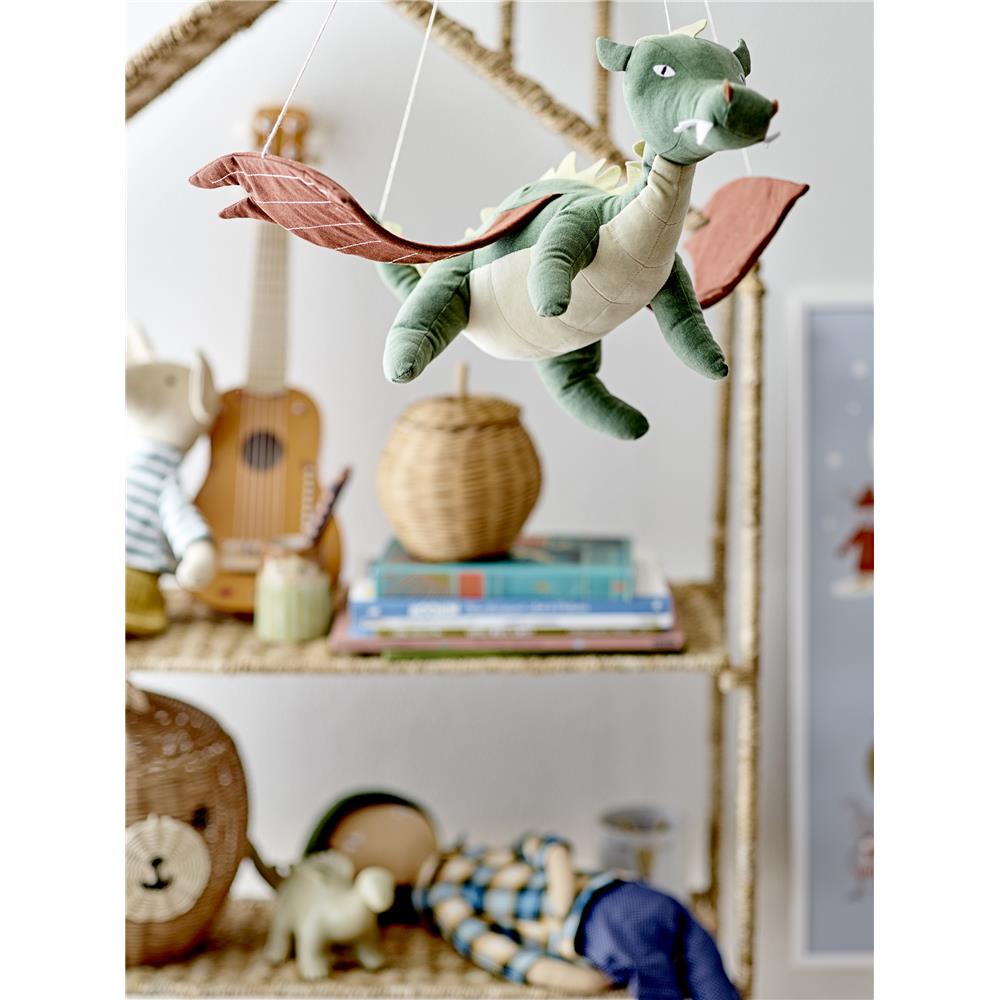 Bloomingville MINI Malvin Mobile, Drache, Grün, Kinderzimmer, Dekoration, dänisches Design