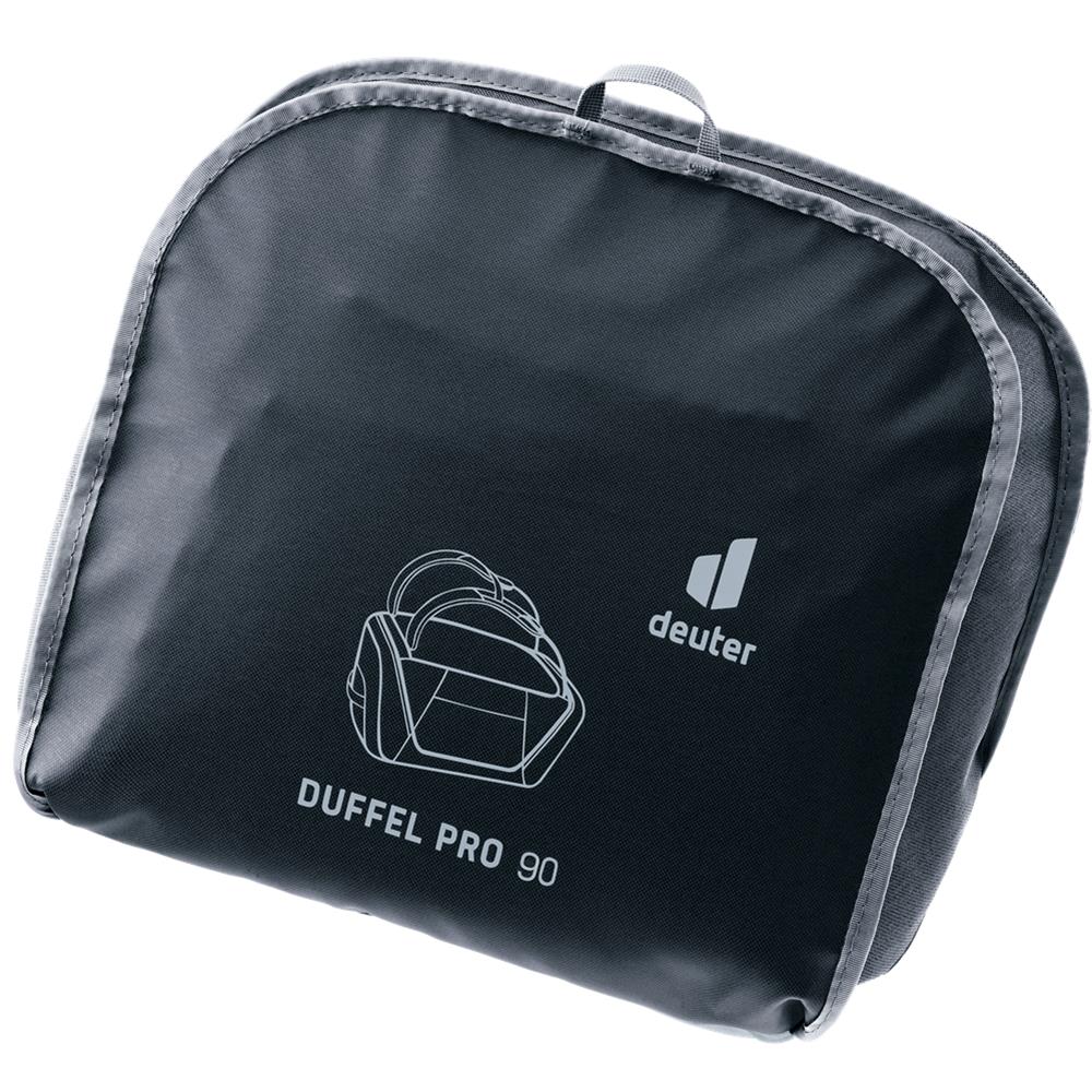 deuter Duffel Pro 90, Reisetasche, black (schwarz), auch als Rucksack tragbar