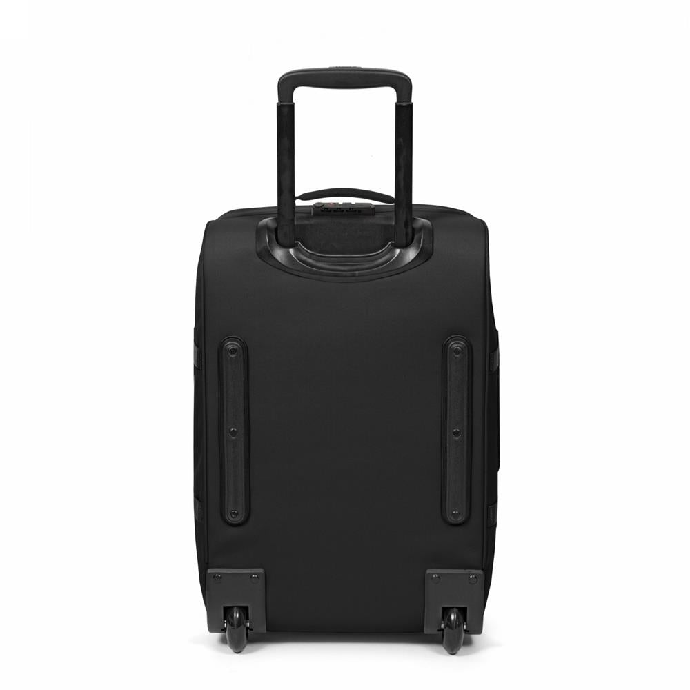 Eastpak TRANVERZ S, Kleiner Reisetrolley, Black (schwarz), 42L, Rollkoffer mit 2 Rädern und TSA-Schloss
