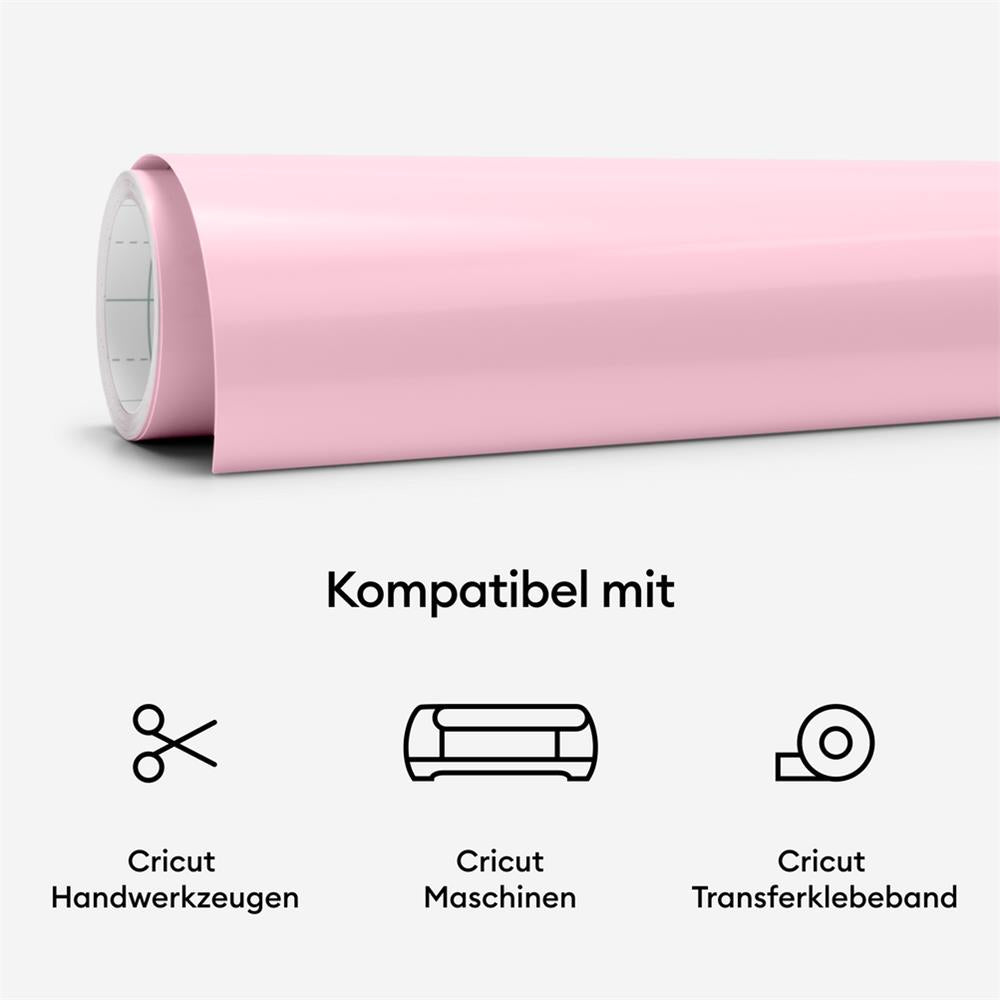 Cricut Farbverändernde Vinyl Folie COLD Pink Farbveränderung gestalten dekorieren Vinylaufkleber