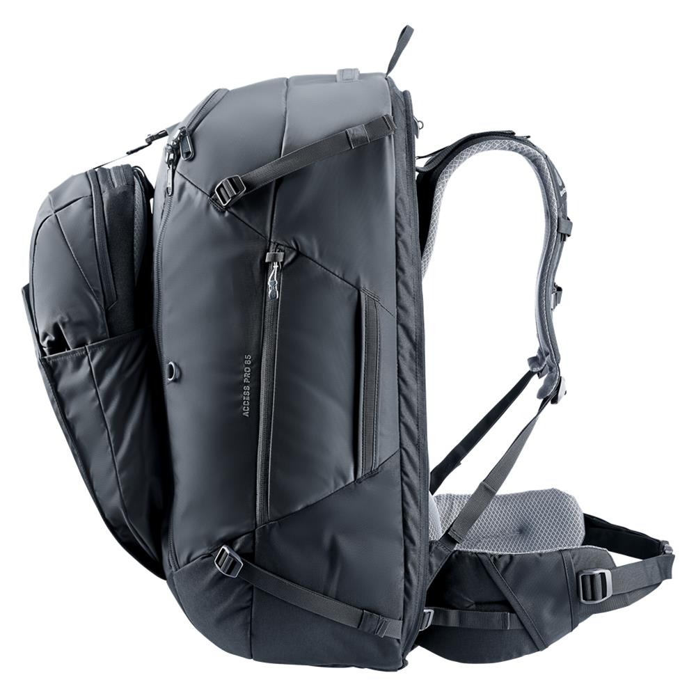 deuter Access Pro 65, Reiserucksack, black (schwarz), 65L, mit Laptopfach