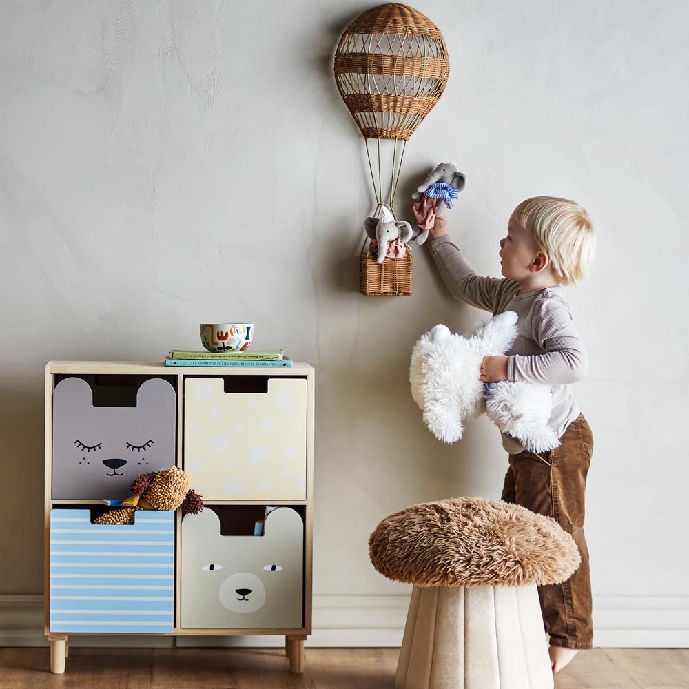 Bloomingville MINI Tito Plüschtier weiß - Kuscheltier Hund für Baby & Kinderzimmer