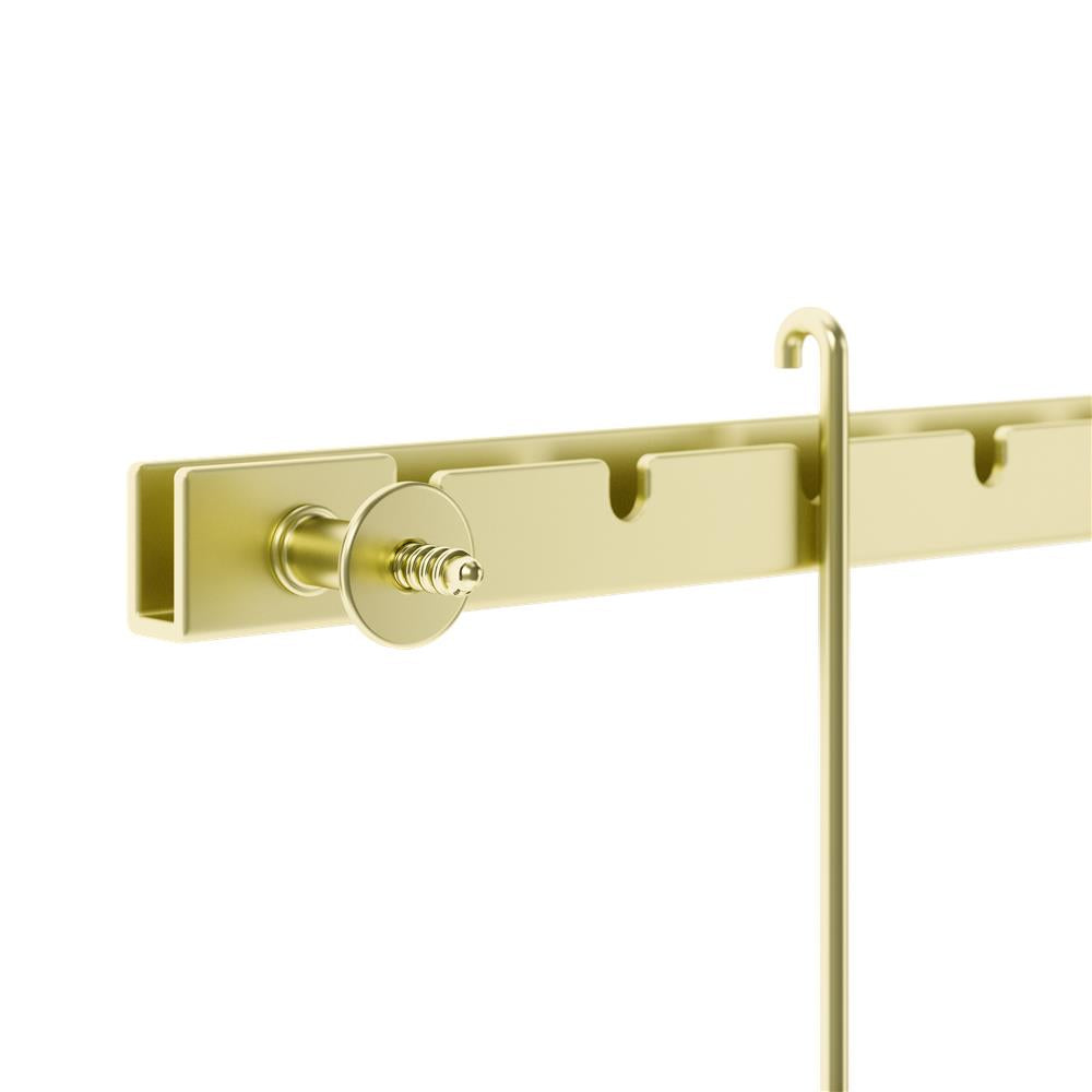 Umbra Exhibit Foto Collage Bilderrahmen, für 5 Fotos (2x 10x15cm und 3x 13x18cm), in Messing