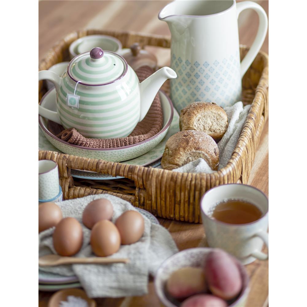 Bloomingville Patrizia Eierbecher, 3er Set, Steingut, dänisches Design