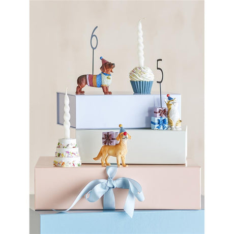 Bloomingville MINI Salve Geburtstagsdekoration für Kindergeburtstag, Geburtstagszug mit Zahlen