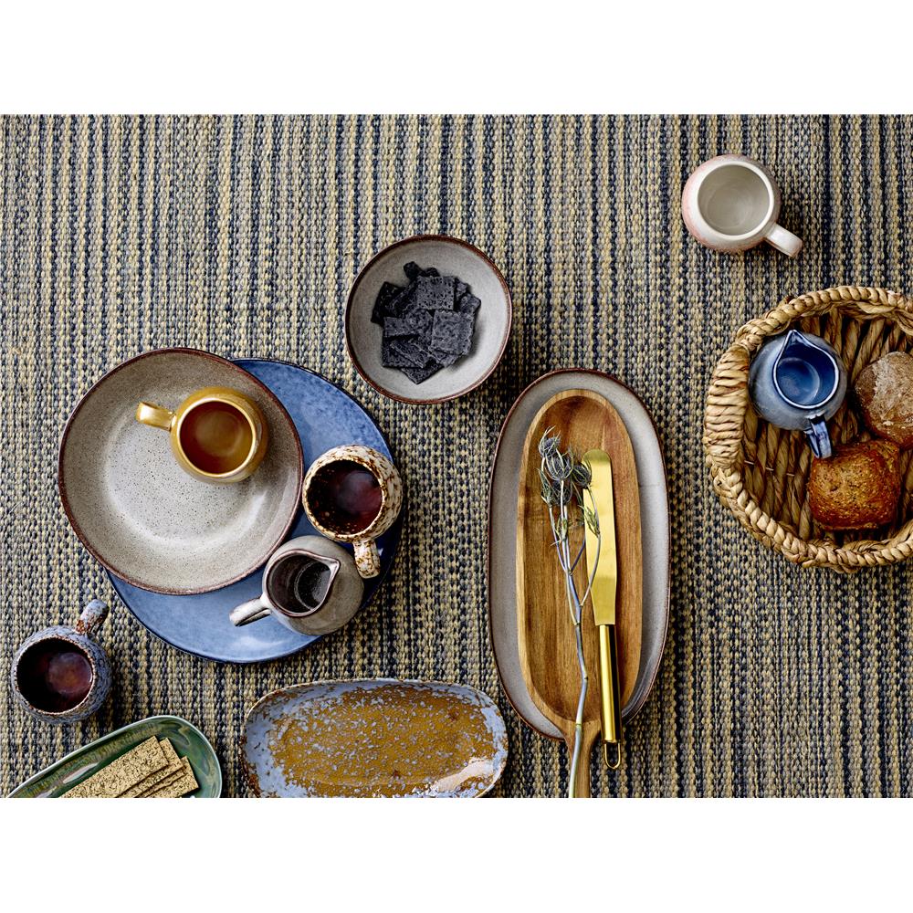 Bloomingville Sandrine Suppenteller, Natur, 22cm, Steingut, dänisches Design