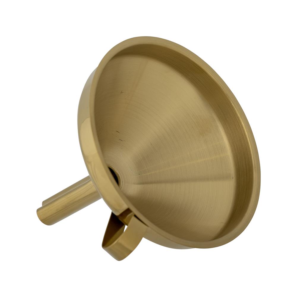 Bloomingville Finya Trichter Gold Edelstahl dekorativer nützlicher Küchenhelfer dänisches Design