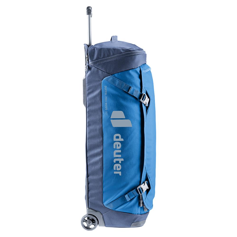 deuter Duffel Pro Movo 90, Reisetrolley, neptune-nightblue (blau), Rollkoffer mit 2 Rädern