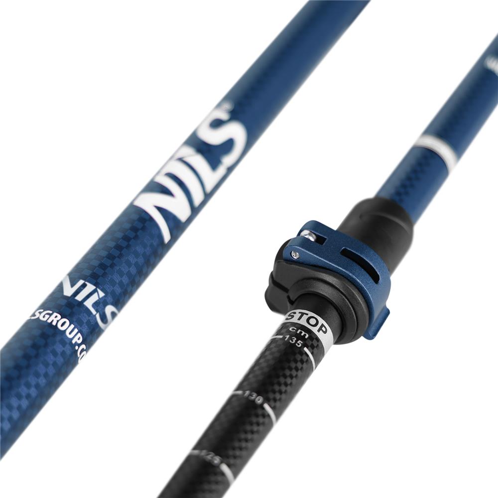 Trekkingstöcke Aluminium Wanderstöcke Blau | NILS TK8601