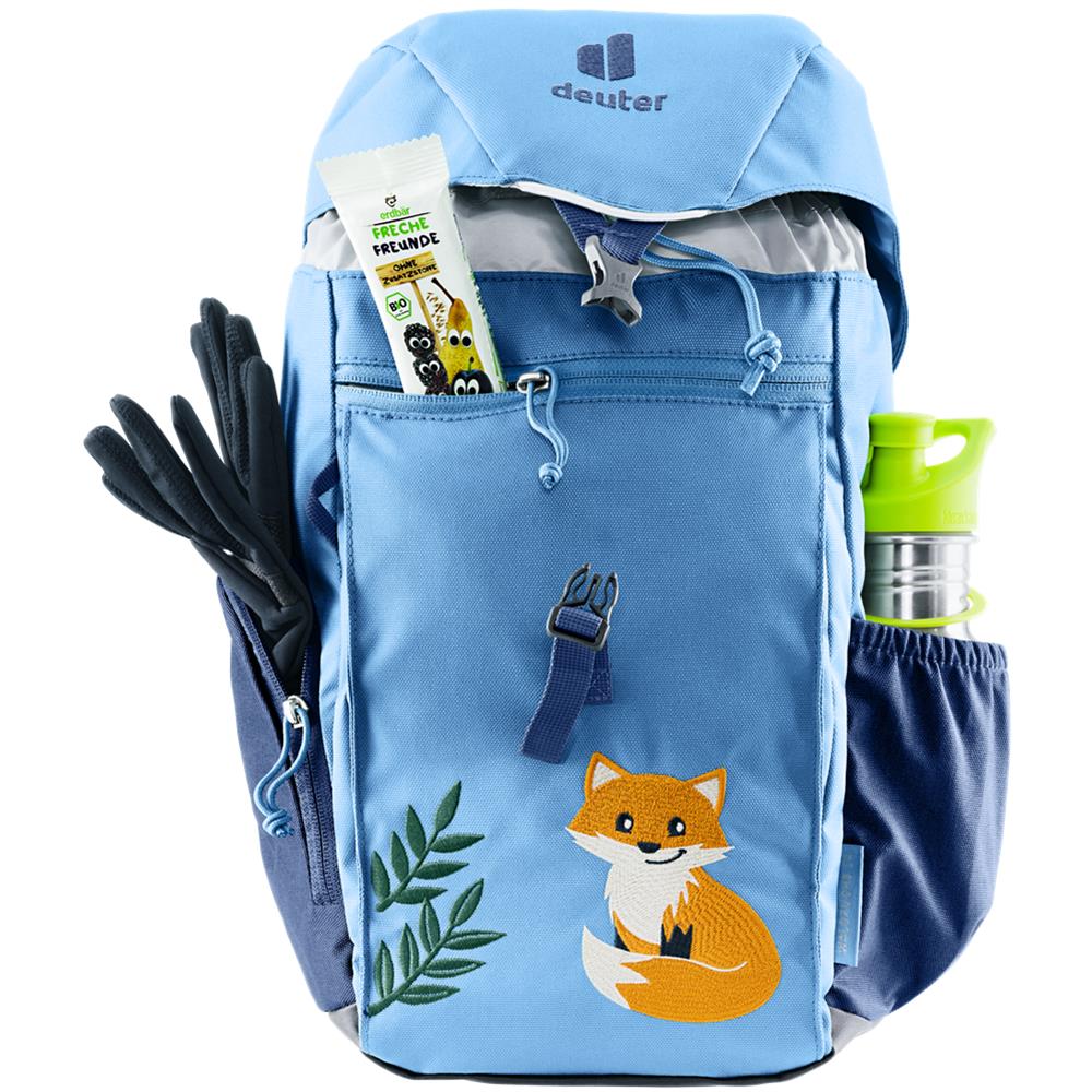 deuter Waldfuchs, Kinderrucksack, wave-nightblue (blau), 14L, Kindergartenrucksack, Wanderrucksack