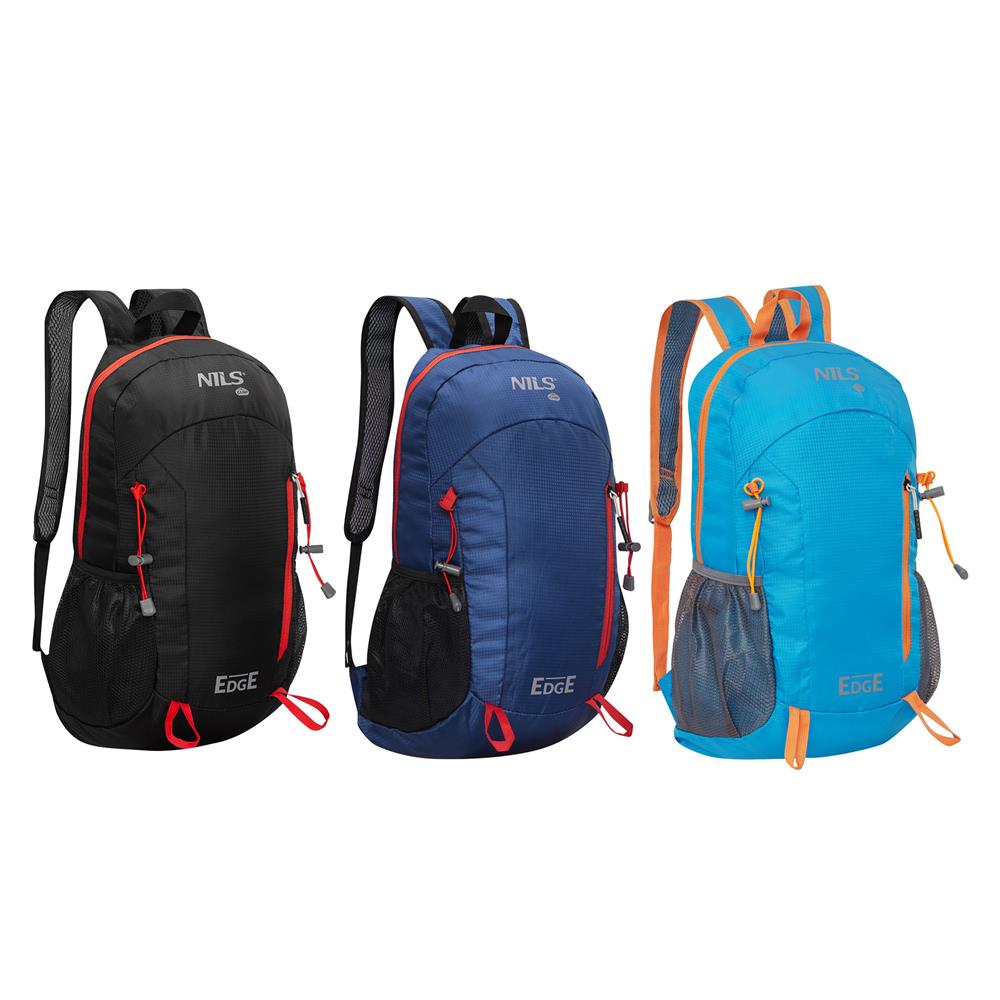 NILS CAMP Tagesrucksack Edge 22L in Dunkelblau - leichter Rucksack für Wandern, Radfahren & Reisen