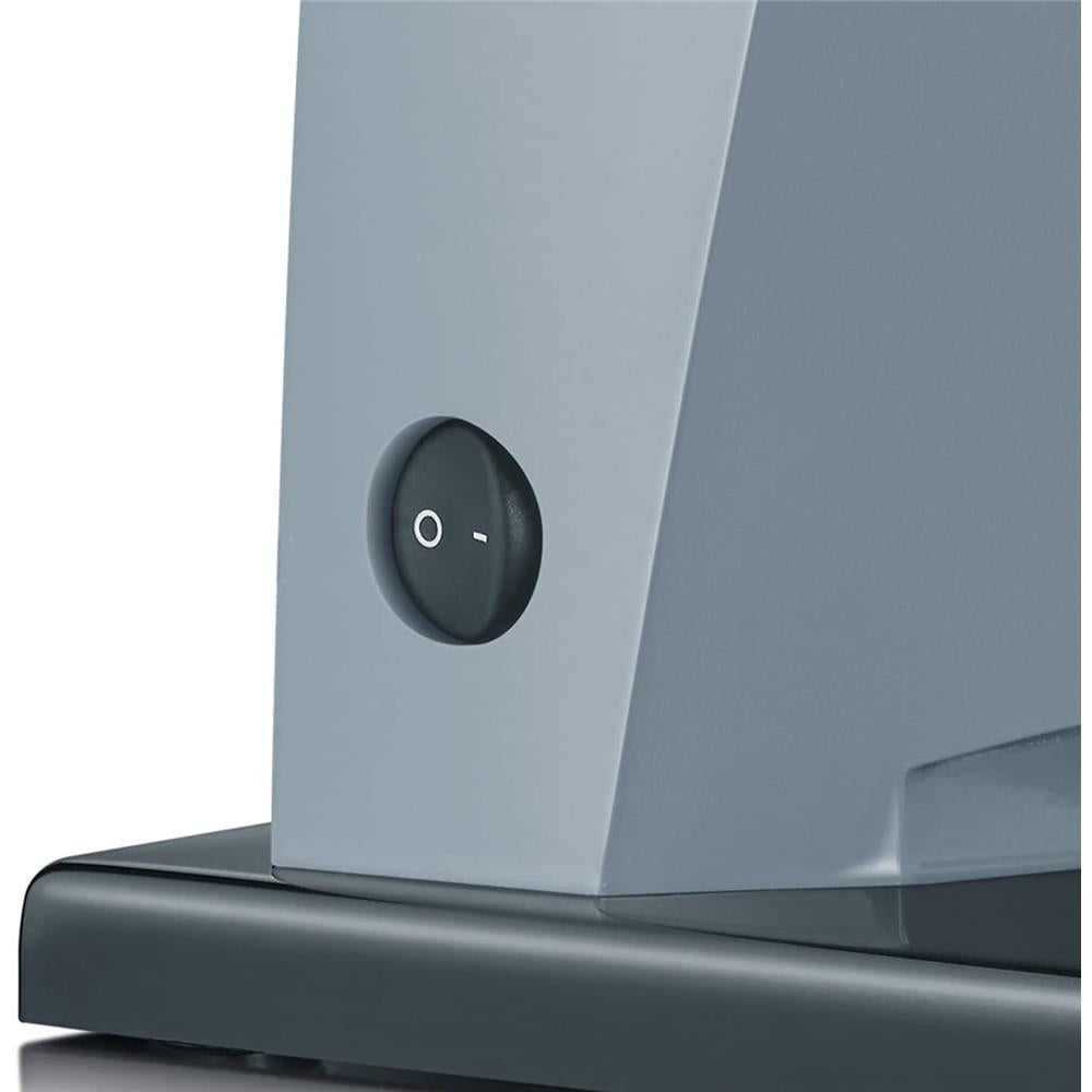 GRAEF Allesschneider SlicedKitchen S11000 grau mit Edelstahl Wellenschliffmesser und Kindersicherung