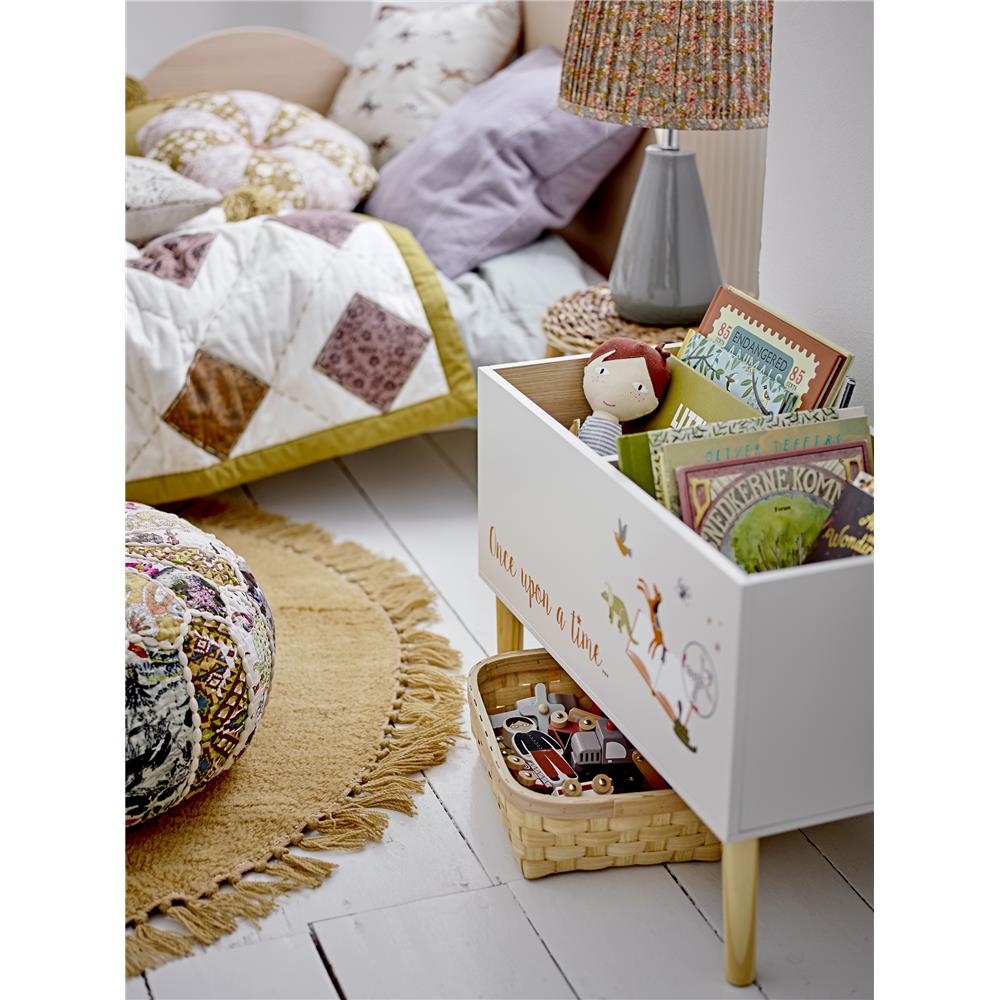 Bloomingville MINI Kita Kissen, Lila, Baumwolle L45 x B45 cm