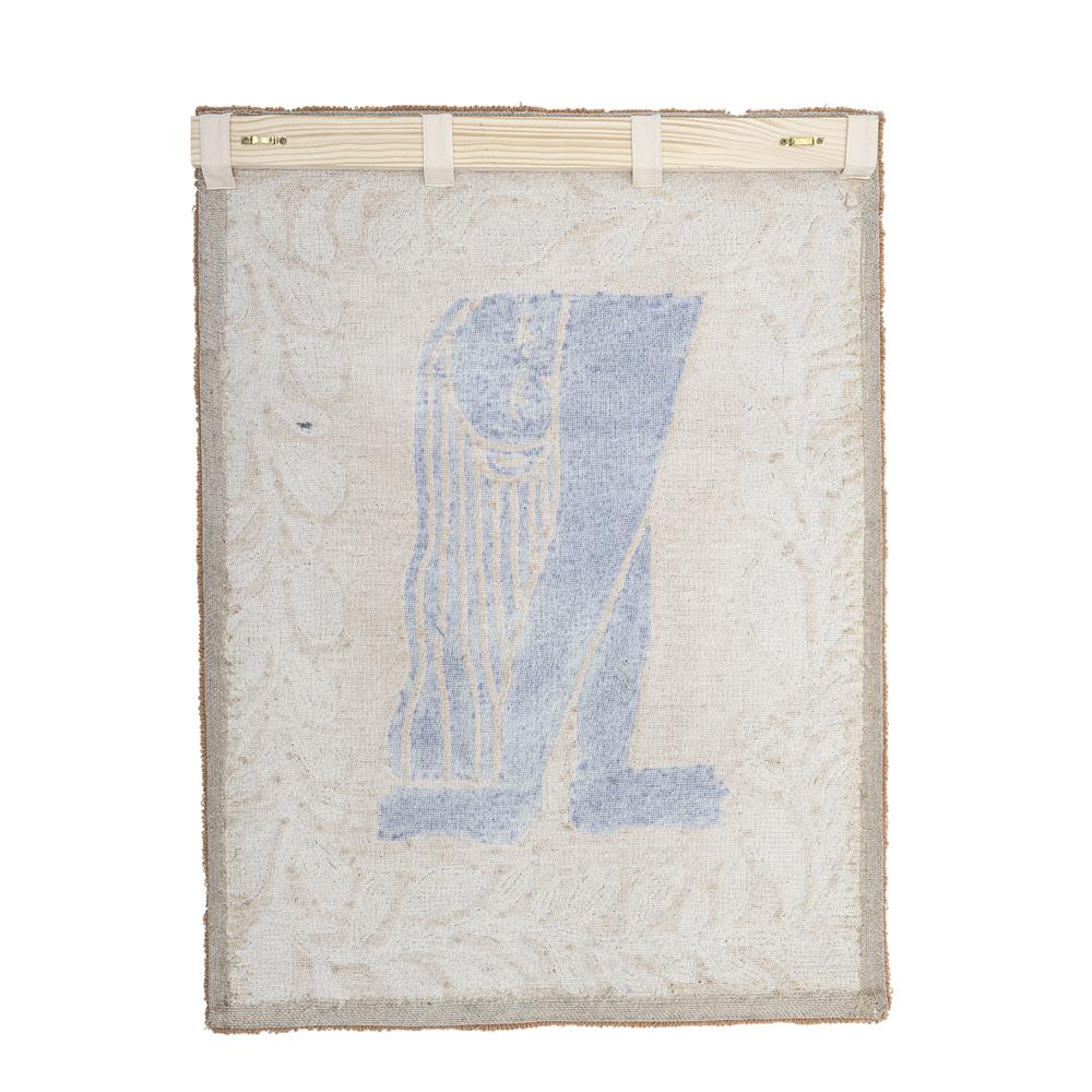 Bloomingville Atle Wanddekoration, Braun, Wolle, 93x70 cm, getuftet, vielseitig als Teppich nutzbar