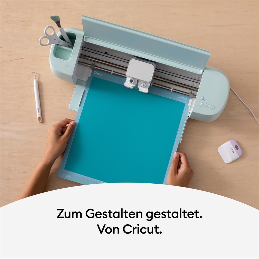 Cricut Wärmeaktivierte Vinyl Folie HOT Blau Farbveränderung gestalten dekorieren Vinylaufkleber