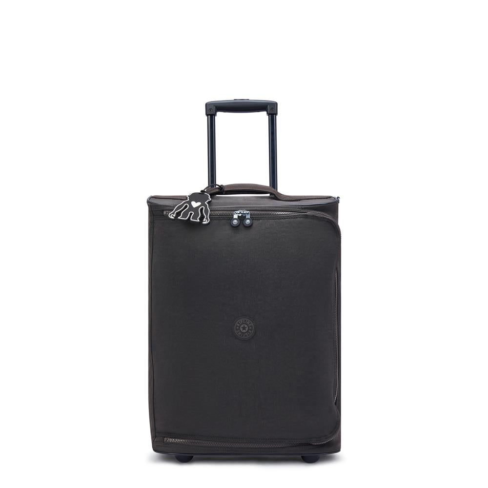 Kipling TEAGAN C, Kleine Reisetasche, Black Noir (schwarz), 33L, Handgepäck, 4-Rollen