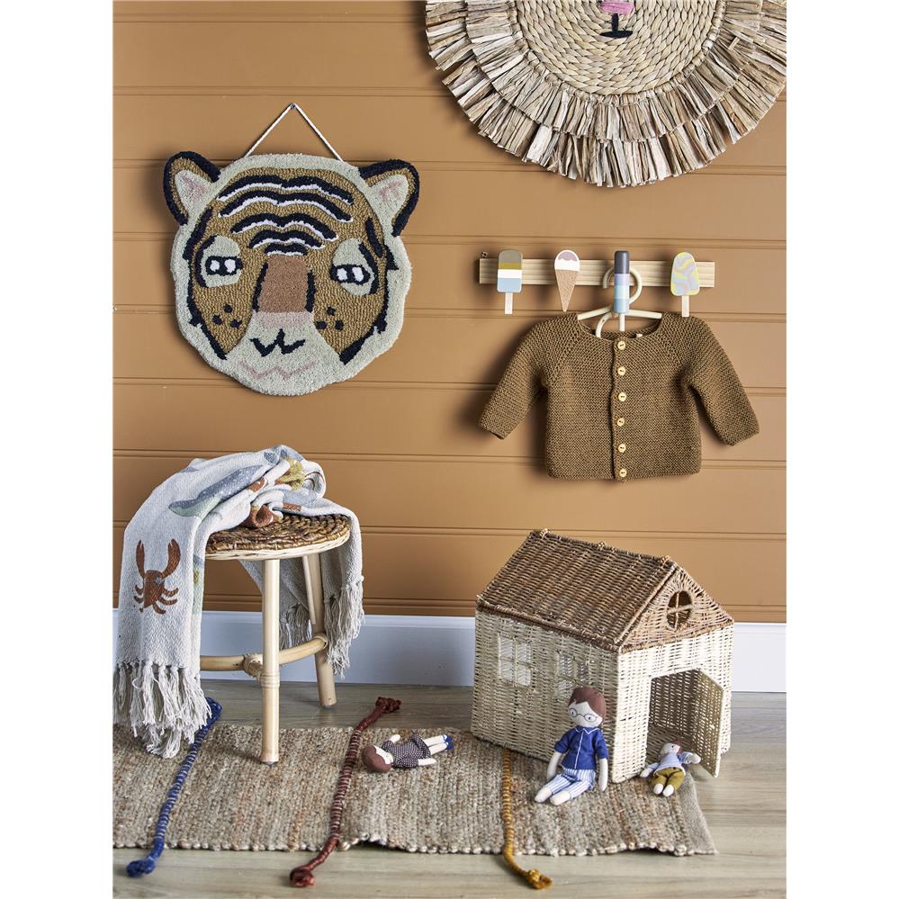 Bloomingville MINI Zyon Kleiderhacken Eis am Stiel Holz Wandgarderobe Kindergarderobe dänisches Design