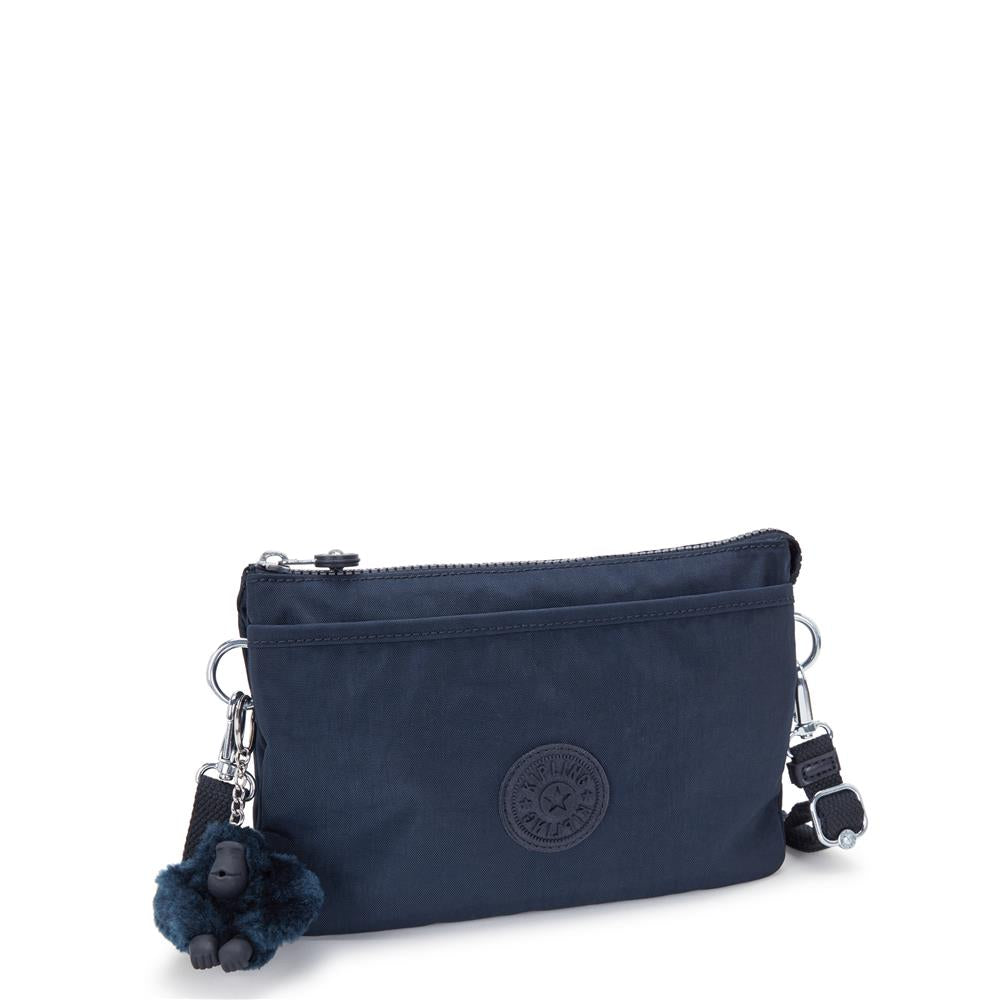 Kipling RIRI, Kleine Umhängetasche, Blue Bleu 2 (blau), Schultertasche, Crossbody