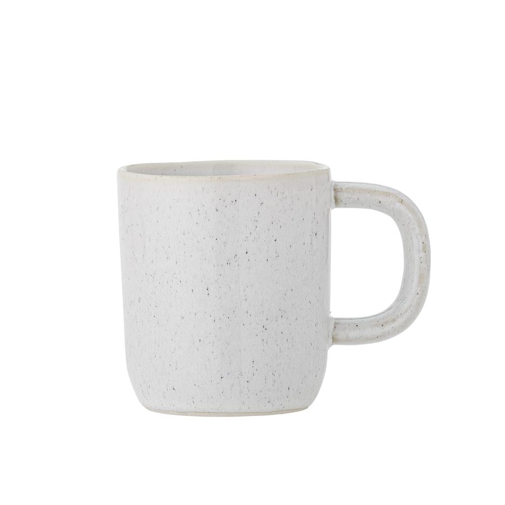 Bloomingville Addison Tasse Weiß Steingut 250 ml skandinavisch
