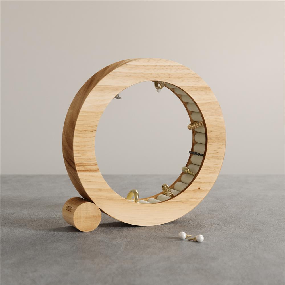 Umbra Ferris Schmuckorganizer aus Holz, 19cm, für Ringe und Ohrringe