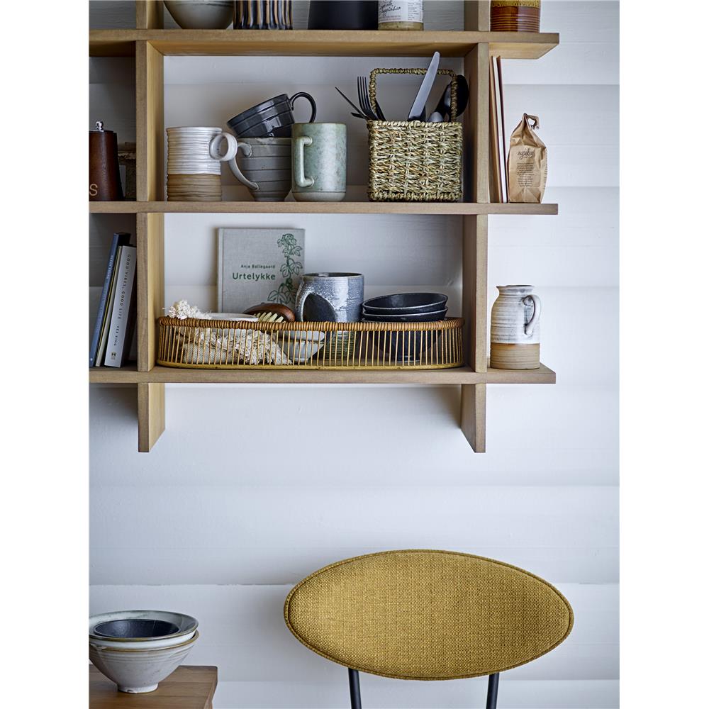 Bloomingville Masami Tasse 2er Set Steingut Weiß Schwarz 10 x 10 cm Dänisches Design