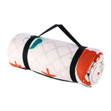 NILS CAMP Picknickdecke Wald 195x200 cm - Outdoor Decke für Strand, Garten & Camping
