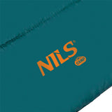 NILS CAMP Schlafsack Grün-Orange - leichter Sommerschlafsack für Camping, Trekking & Outdoor