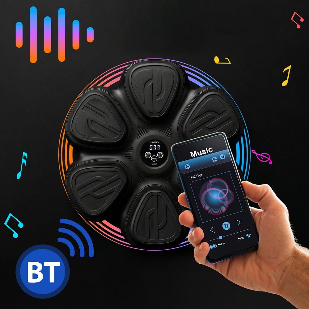 Elektronische Boxmaschine mit Bluetooth, Musik und Handschuhen | HMS TB12