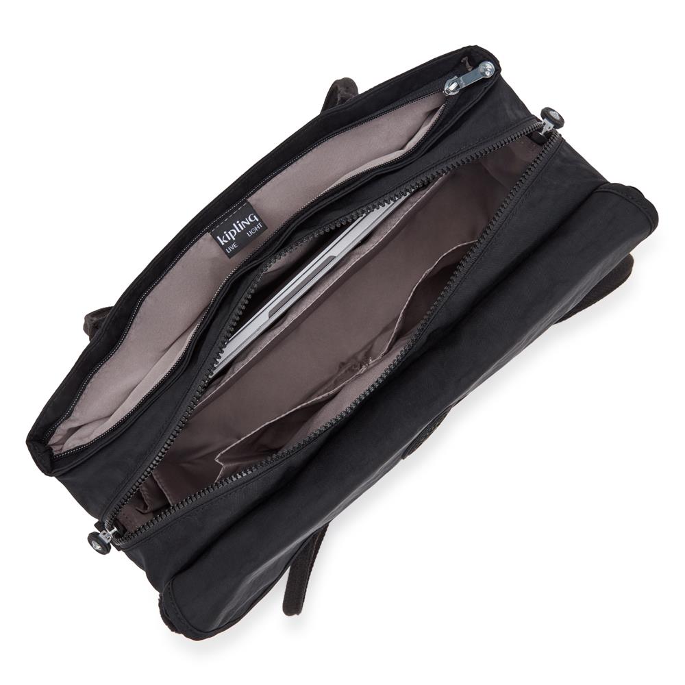 Kipling SUPERWORKER S, Laptop Tasche mit 13-Zoll-Laptopfach, Black Noir (schwarz)