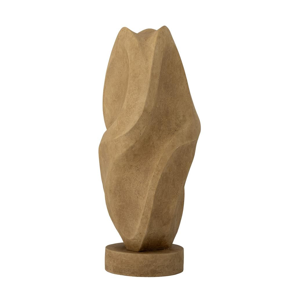 Bloomingville Delier Deko braun D17 cm aus Harz – skulpturales Deko‑Objekt für Wohnzimmer