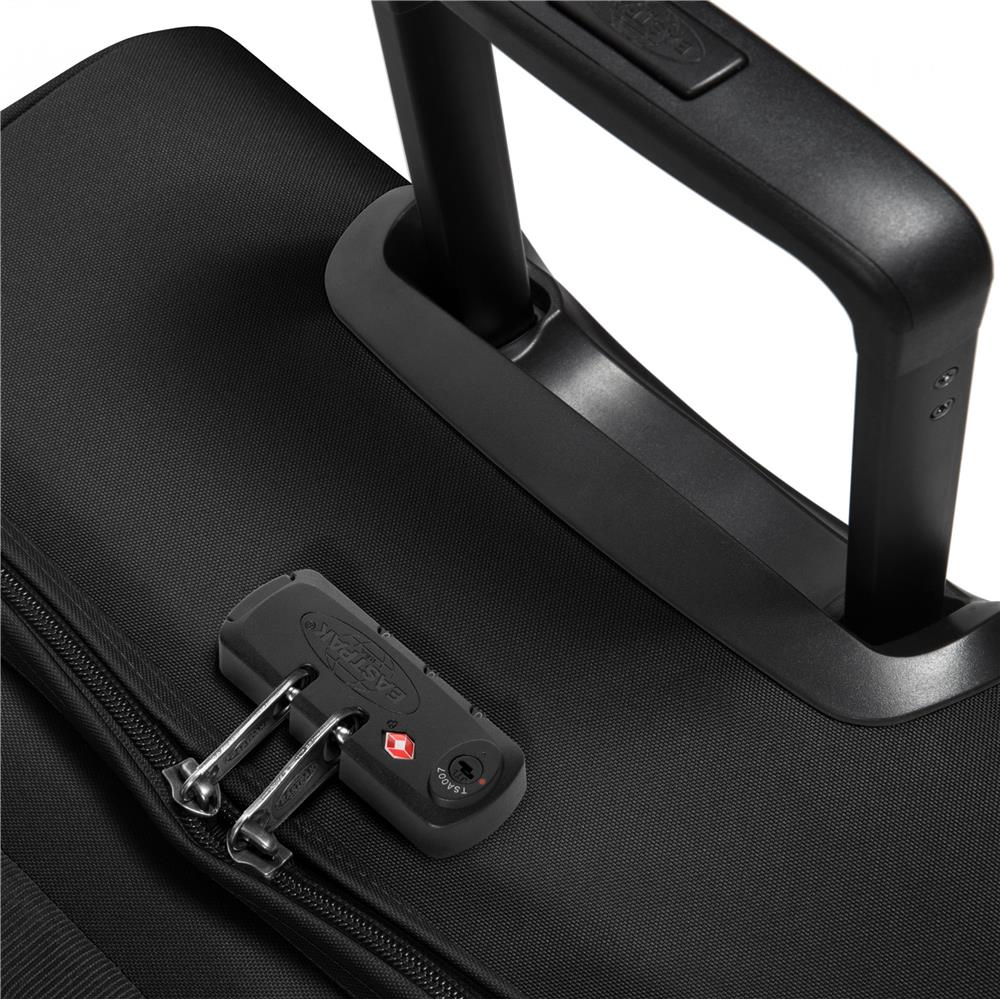 Eastpak TRANVERZ L, Großer Reisetrolley, Black (schwarz), 121L, Rollkoffer mit 2 Rädern und TSA-Schloss