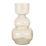 BOLTZE Vase Gianna 27cm Glas Gelb Modernes Design