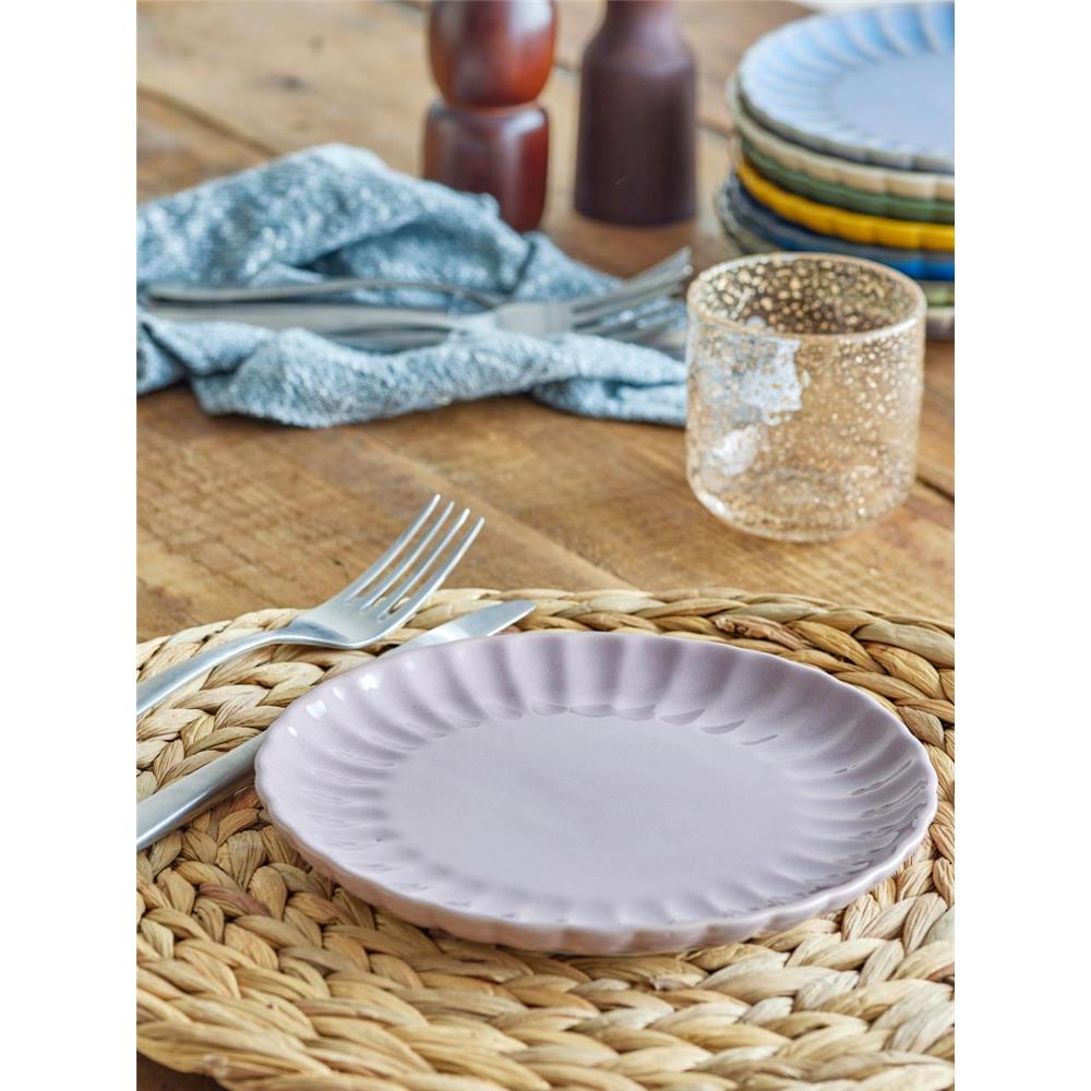 Bloomingville Latina Teller, Rose, 20 cm, Steingut, dänisches Design