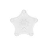 Umbra Starfish Abfluss Haarfänger mit Saugnäpfen, Silikon Abflusssieb, in Weiß