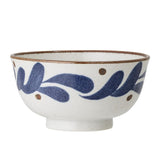Bloomingville Camellia Schüssel Porzellan 16,5 x 8,5 cm Weiß Blau Dänisches Design