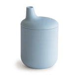 Mushie Silikon-Trinklernbecher, Powder Blue, BPA-frei