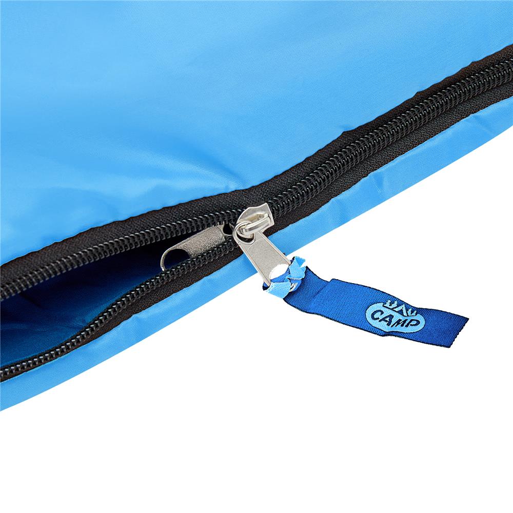 NILS CAMP Junior Kinderschlafsack Blau - warmer Schlafsack für Kids, Camping, Reisen & Outdoor