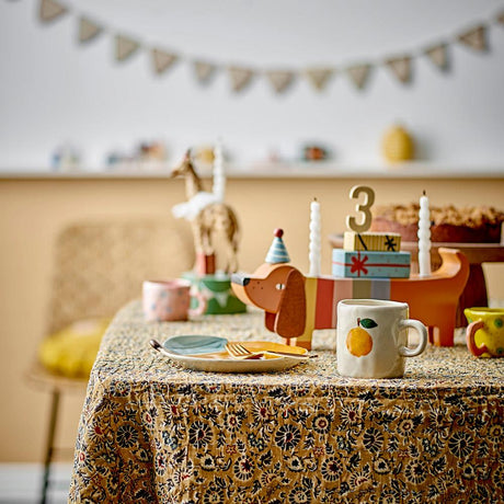 Bloomingville MINI Charlie Geburtstagsdekoration für Kindergeburtstag, Holz, Braun