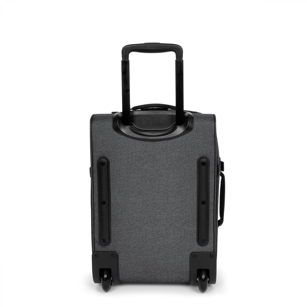 Eastpak TRANVERZ XXS, Kleiner Reisetrolley, Black Denim (grau), 25L, Rollkoffer mit 2 Rädern und TSA-Schloss