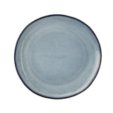 Bloomingville Sandrine Teller, Blau, 22cm, Steingut im dänischen Design