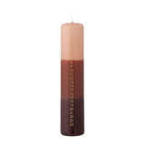 Bloomingville Dip Dye Adventskerze Braun/Rosa Countdown Kerze 24 Tage