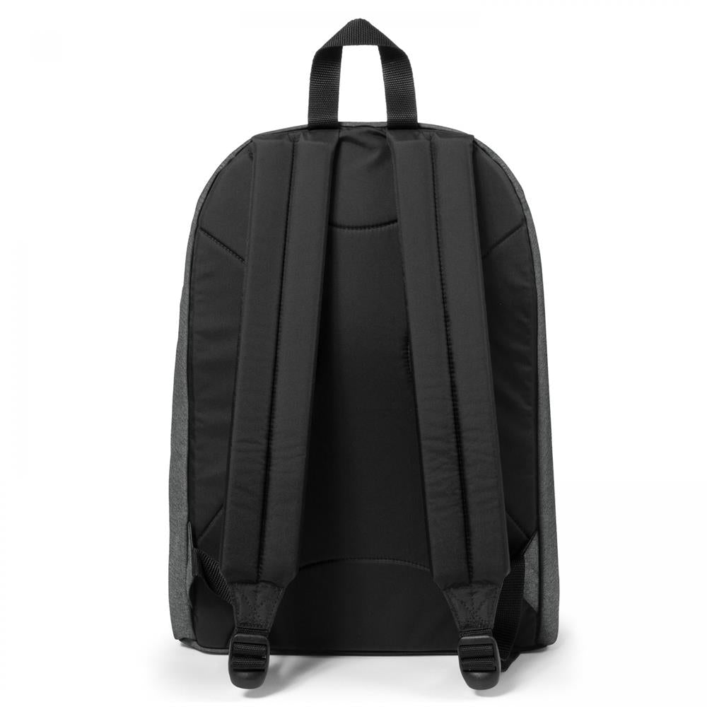 Eastpak OUT OF OFFICE, Rucksack, Black Denim (grau), 27L, mit Laptopfach