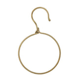 Bloomingville Zigga Aufhänger messing L12,5 cm aus Messing – Wandhaken für Bad & Flur