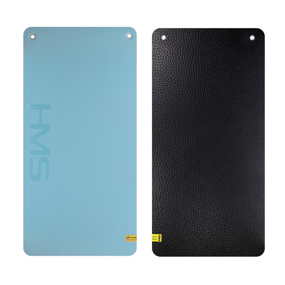 Fitnessmatte 120x60 cm 20 mm Blau/Schwarz | HMS Premium MFK02