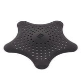 Umbra Starfish Abfluss Haarfänger mit Saugnäpfen, Silikon Abflusssieb, in Schwarz