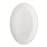 Bloomingville Winter Servierplatte – Servierteller mit geprägtem Tannenbaum-Motiv, Weihnachten, dänisches Design